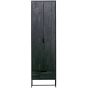 Silas hoge kast essen blacknight 210x60x36cm