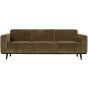Statement 3-zits 230cm brede platte rib