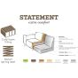 Fauteuil Statement Met Arm Eco Leer