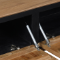 Zwevend tv-meubel RichWood 120 cm - naturel