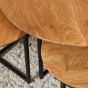 Salontafel RichWood set van 3 - naturel