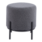 Torben hocker 35x38 cm teddy staalgrijs van het woonmerk DS4U