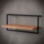 Woody metaal wandplank 65 cm