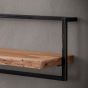 Woody metaal wandplank 100 cm