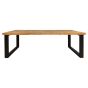 Rechthoekige eettafel Denver - 240 cm - naturel - U-poot