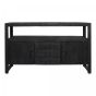 Dressoir Boaz - 135 cm - zwart