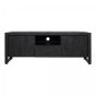 Tv meubel Boaz met deuren en een lade - 150 cm - zwart