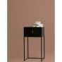 Zola nachtkastje met lade zwart